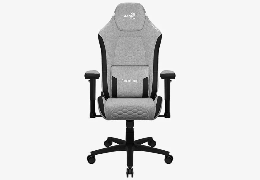 Gaming Chair AeroCool Crown AeroWeave Ash Grey, User max load up to 150kg / height 170-190cm