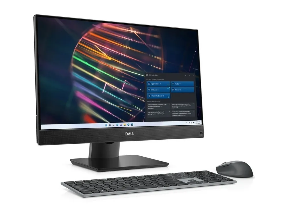 Computer All-in-One DELL OptiPlex 5400, 23,8", Intel Core i7-12700, 16GB/256GB, Linux Ubuntu, Negru