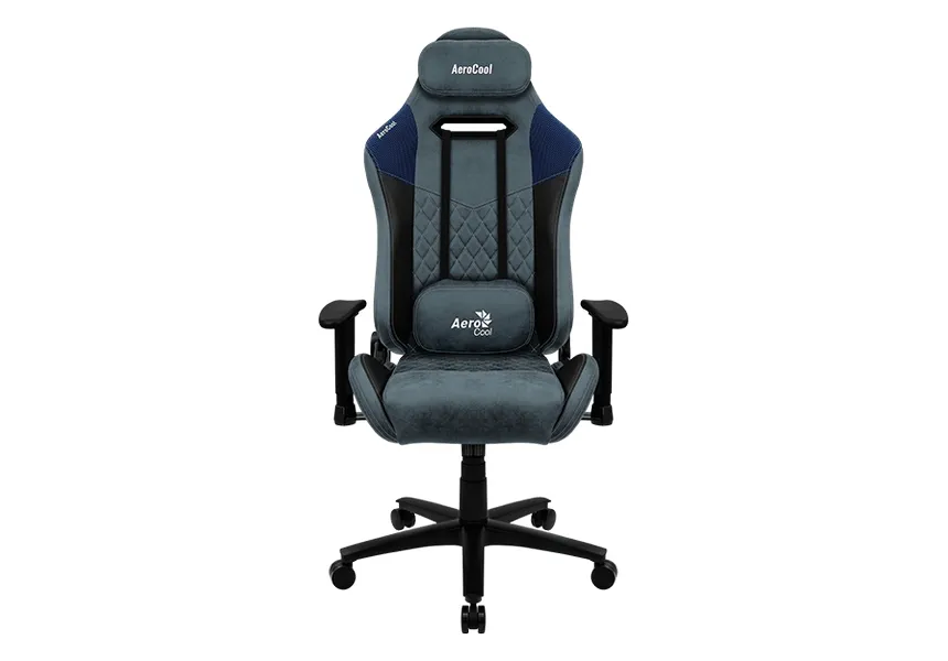 Gaming Chair AeroCool DUKE Steel Blue, User max load up to 150kg / height 165-180cm
