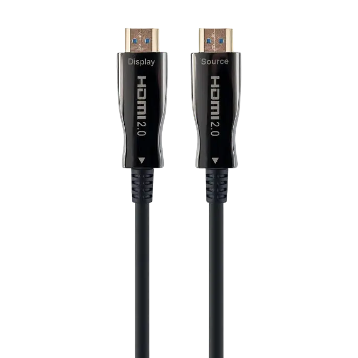 Cablu Video Cablexpert CCBP-HDMI-AOC-10M-02, HDMI - HDMI, 10m, Negru