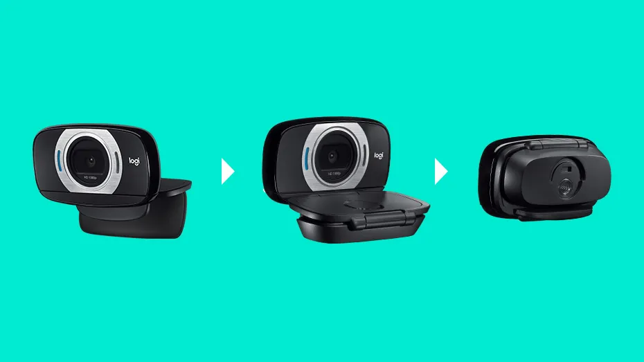 Веб-камера Logitech C615, Full-HD 1080P, Чёрный