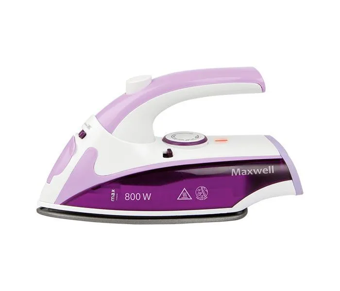 Дорожный утюг Maxwell MW-3057, 800Вт, Фиолетовый