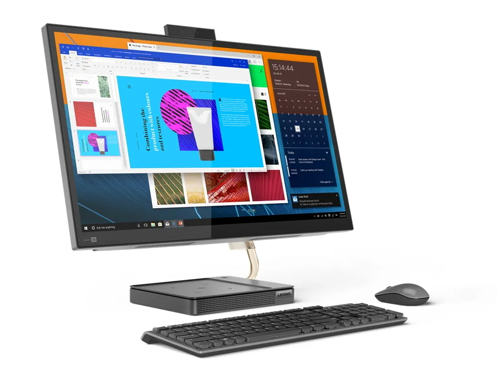 Computer All-in-One Lenovo IdeaCentre 5 27IOB6, 27", Intel Core i5-11400T, 16GB/512GB, Windows 11 Home, Gri