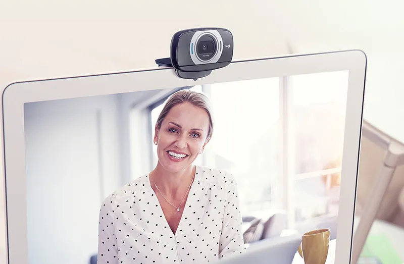Веб-камера Logitech C615, Full-HD 1080P, Чёрный