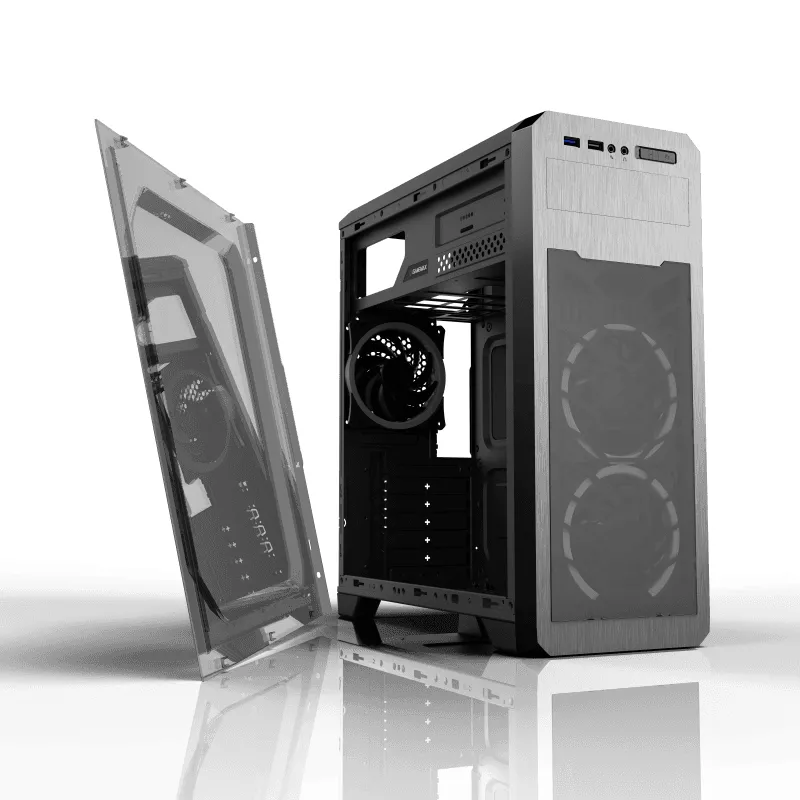 Carcasă PC Gamemax G563, Midi-Tower, ATX, Negru