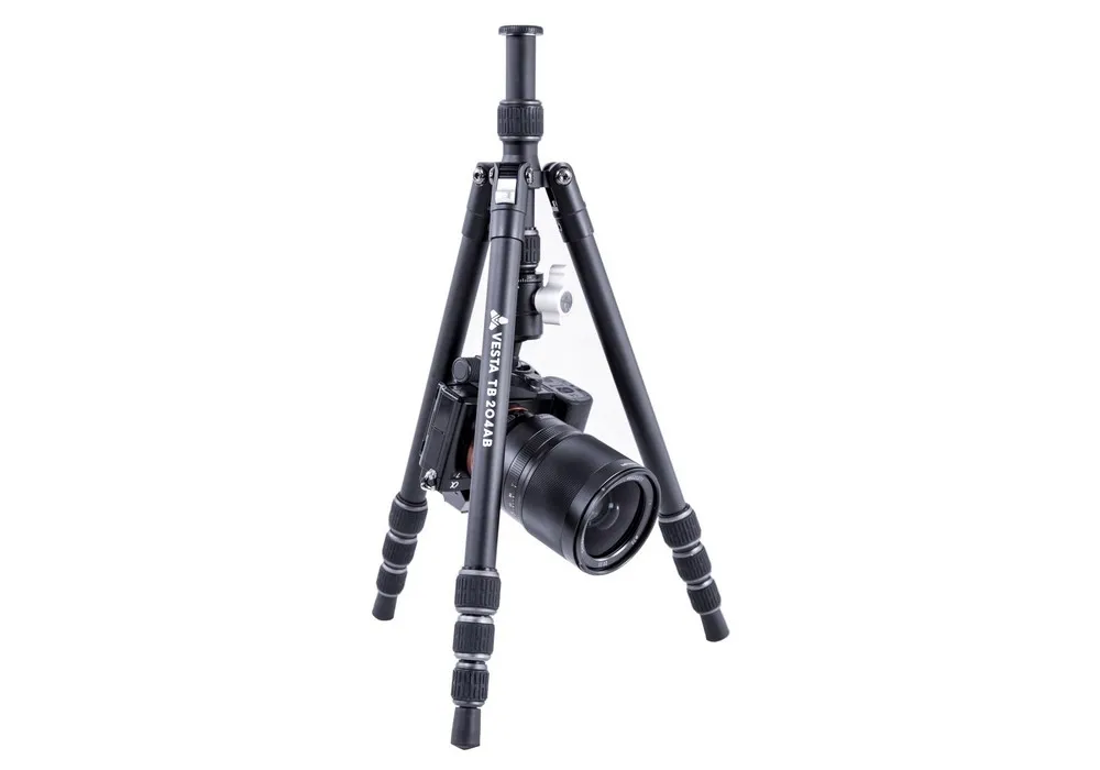 Tripied Foto-Video Vanguard VESTA TB 204AB, Cap trepied de minge, Negru