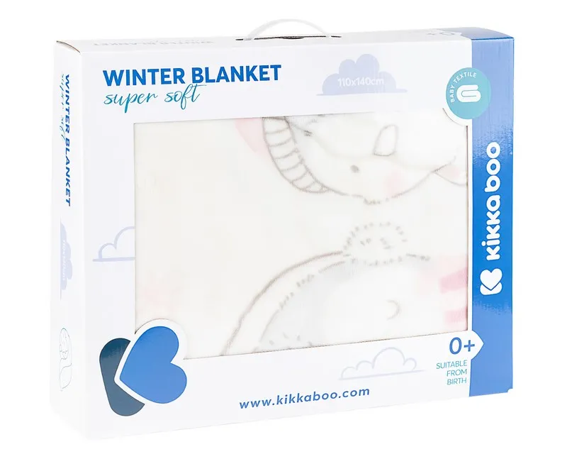 Pătură Kikka Boo Love Pingus, Roz