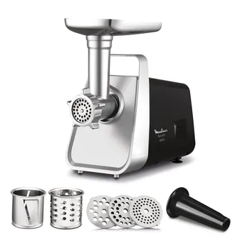 Мясорубка Moulinex ME306832, Нержавеющая сталь Чёрный