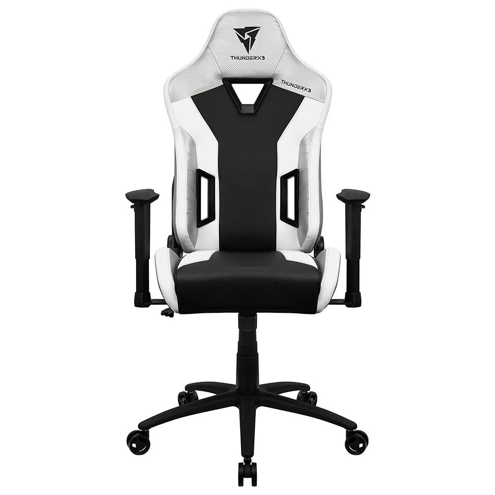 Scaun Gaming ThunderX3 TC3, PU Piele, Alb