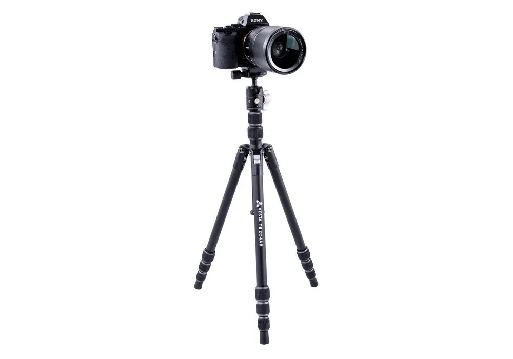 Tripied Foto-Video Vanguard VESTA TB 204AB, Cap trepied de minge, Negru