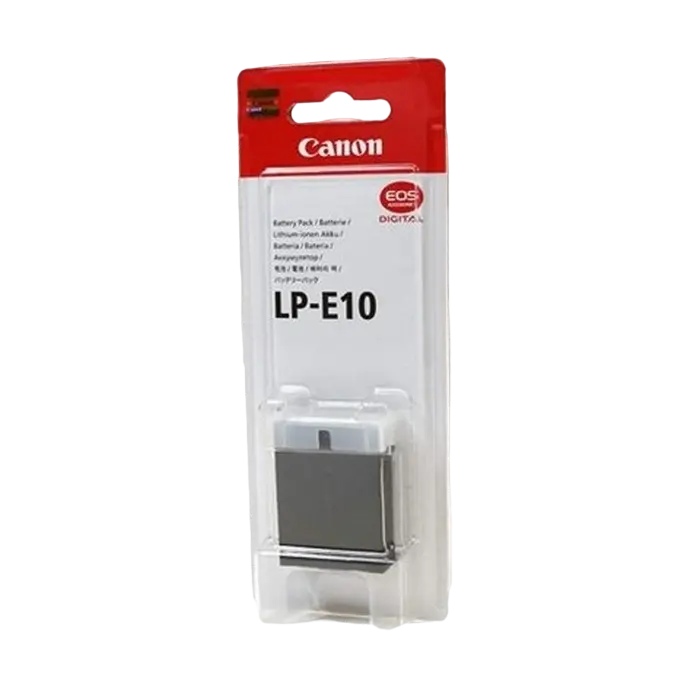 Battery pack Canon LP-E10, 860mAm, for EOS 2000D,4000D,1300D,1200D,1100D & Rebel T3,T5,T6,T7