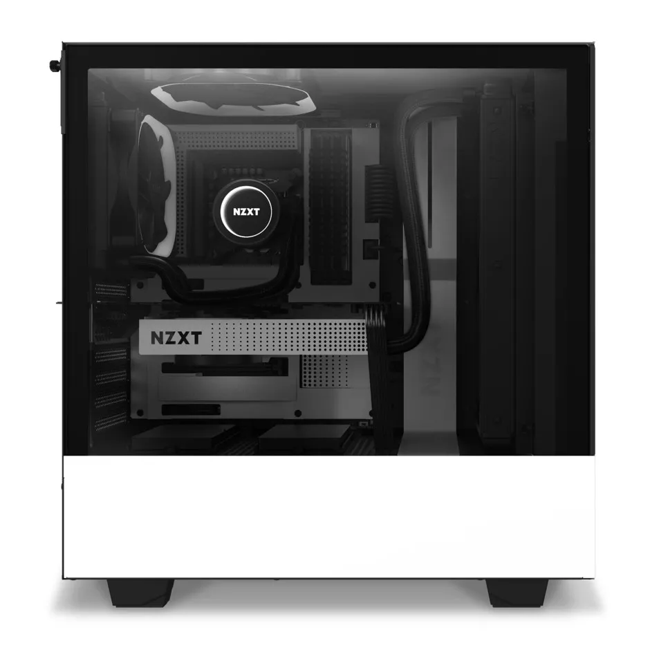 Carcasă PC NZXT H510 Elite, Midi-Tower, Alb