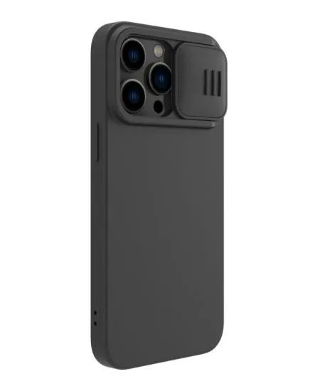 Чехол Nillkin iPhone 14 Pro Ma CamShield Silky Magnetic Silicone, Elegant Black