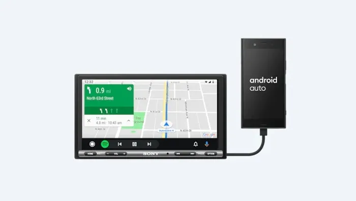 Cameră auto DVR SONY XAV-AX3250, Negru