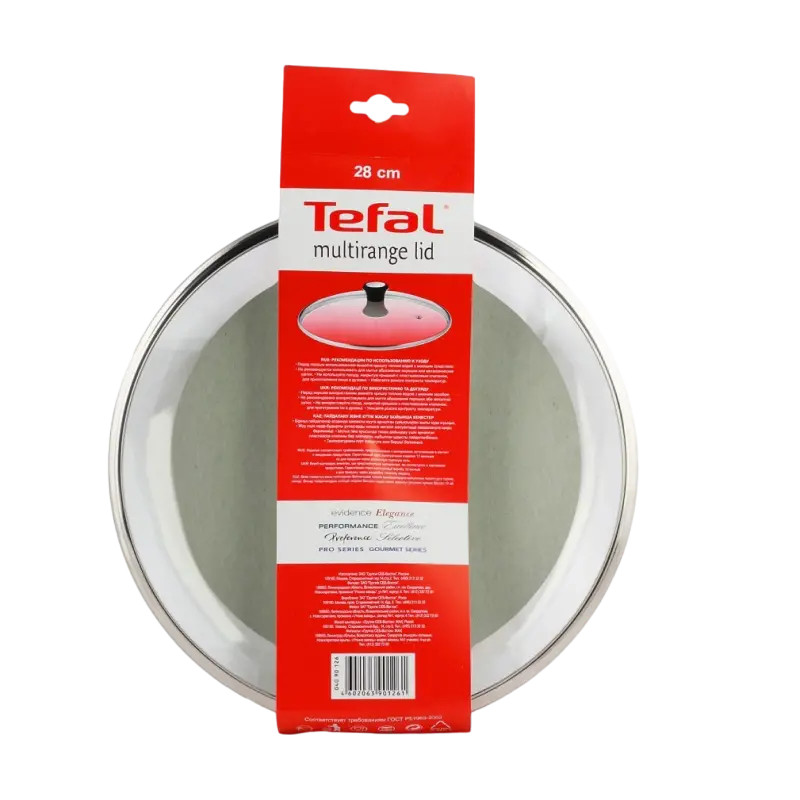 Крышка Tefal 040 90 128, 28см, Прозрачный