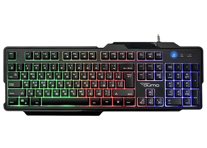 Клавиатура QUMO Cobra, Проводное, Чёрный