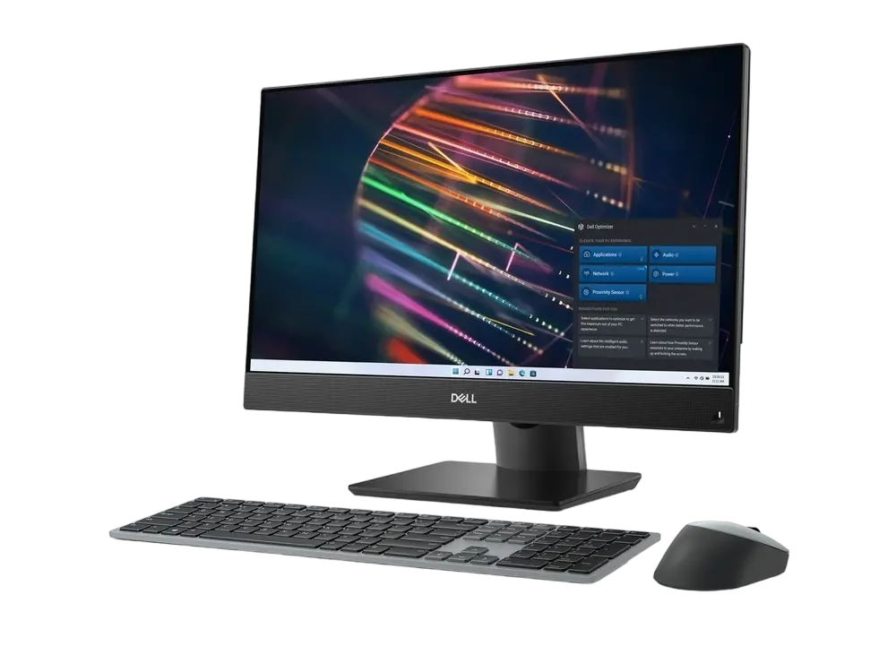 Computer All-in-One DELL OptiPlex 5400, 23,8", Intel Core i7-12700, 16GB/256GB, Linux Ubuntu, Negru