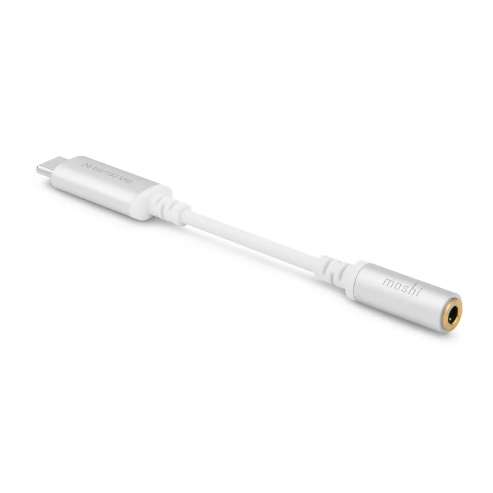 Audio Adapter MOSHI Type-C M / jack 3.5mm F, Silver
