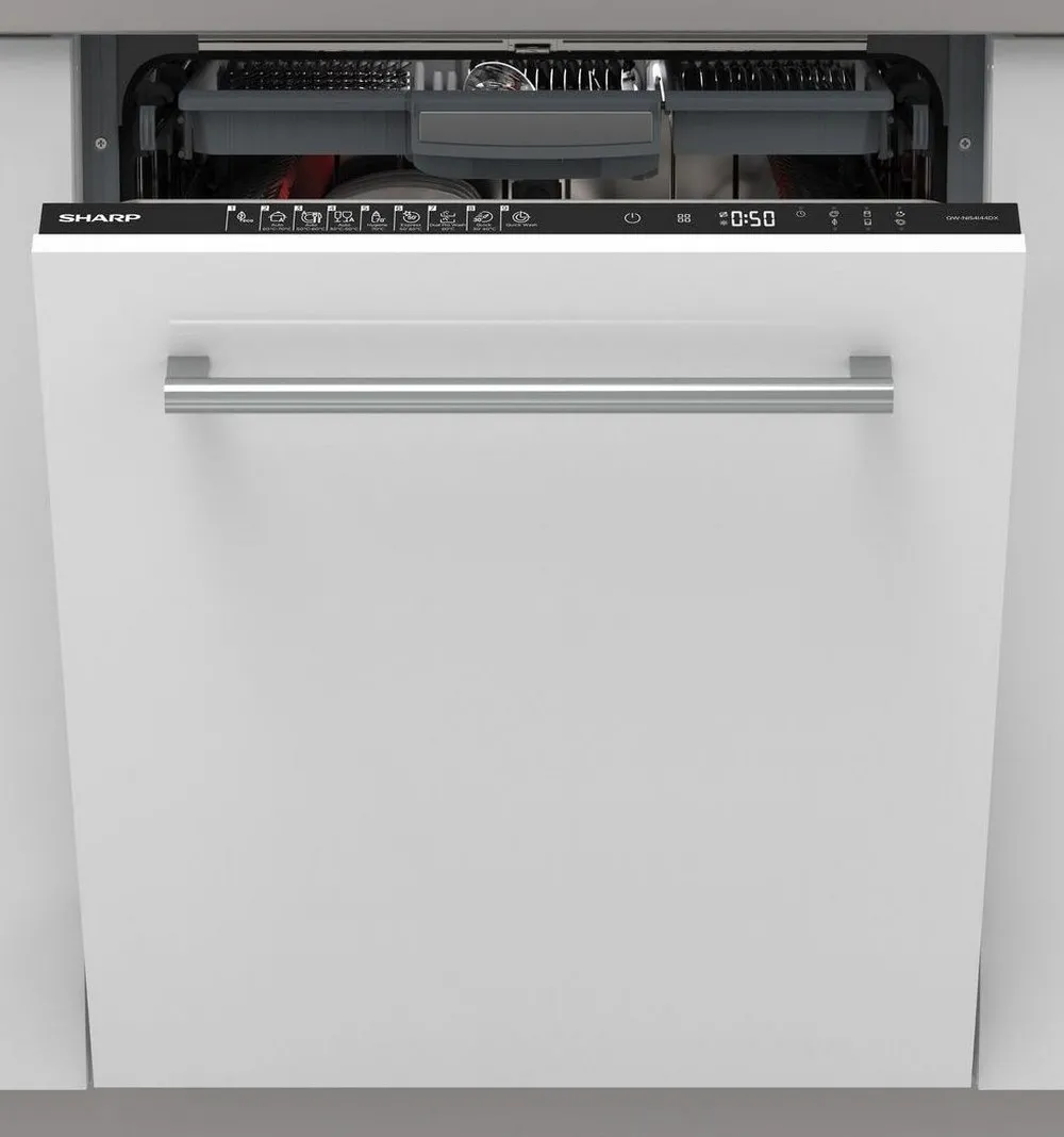 Mașină de spălat vase Sharp QWNI54I44DXEU, Alb
