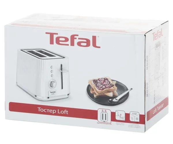 Тостер Tefal LOFT, Белый