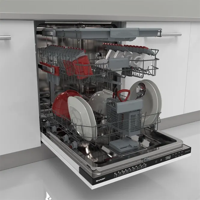 Mașină de spălat vase Sharp QW-NI27I47DX-EU, Alb