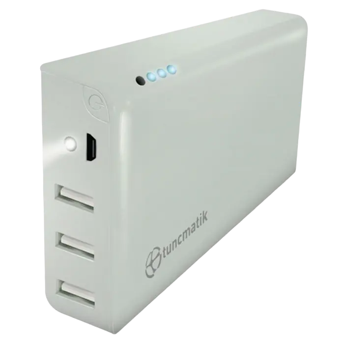  Power Bank 20000 mAh, Tuncmatik Mini Charge 20000, White - W/Lightning type