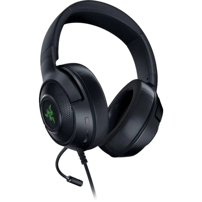Căști gaming Razer Kraken V3 X, USB, Negru