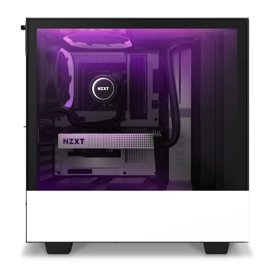 Carcasă PC NZXT H510 Elite, Midi-Tower, Alb