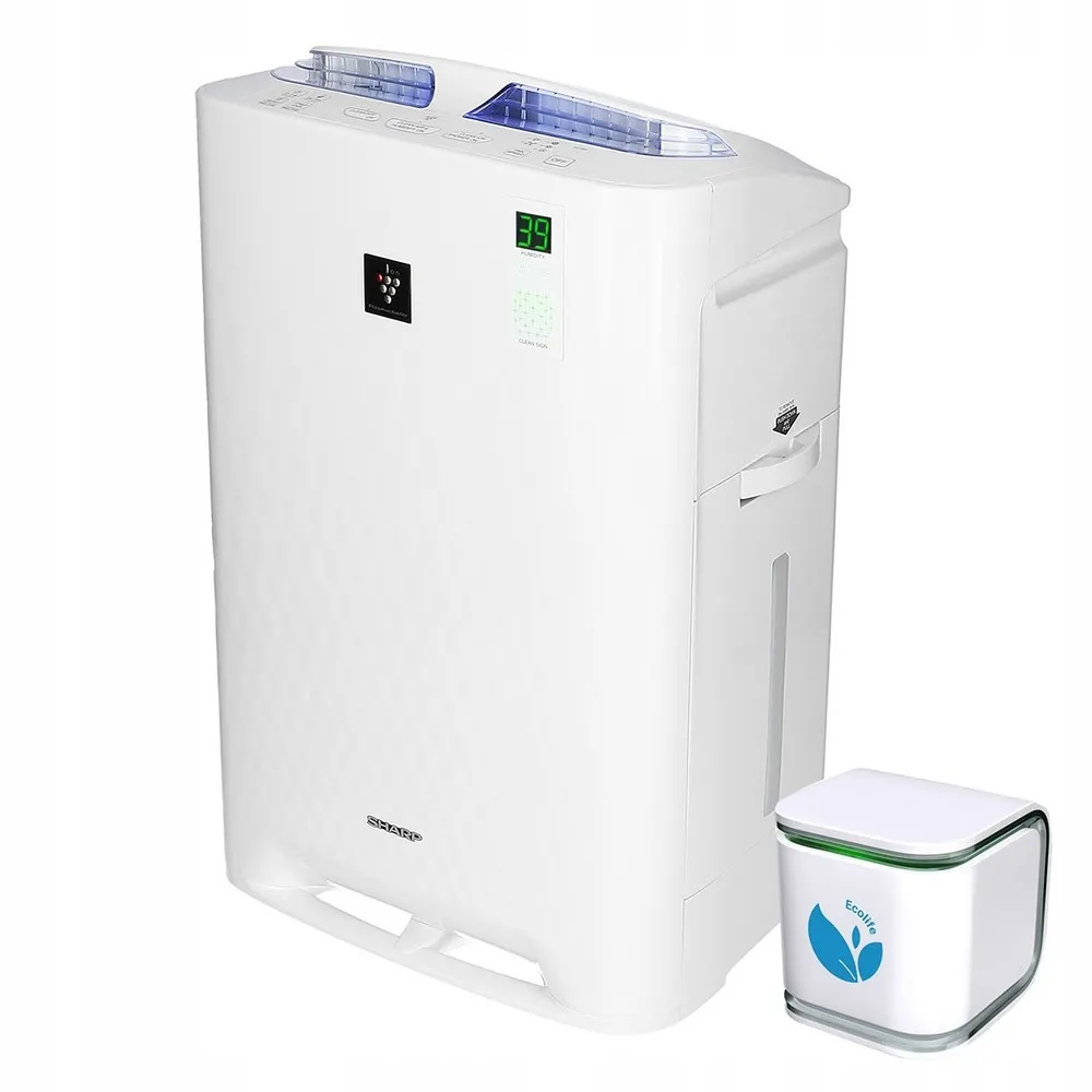 Umidificator și purificator de aer Sharp KCA50EUW, Alb