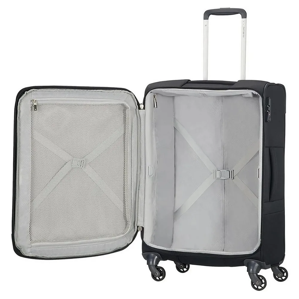 Valiza Samsonite BASE BOOST cu 4 roti 78/29 EXP negru