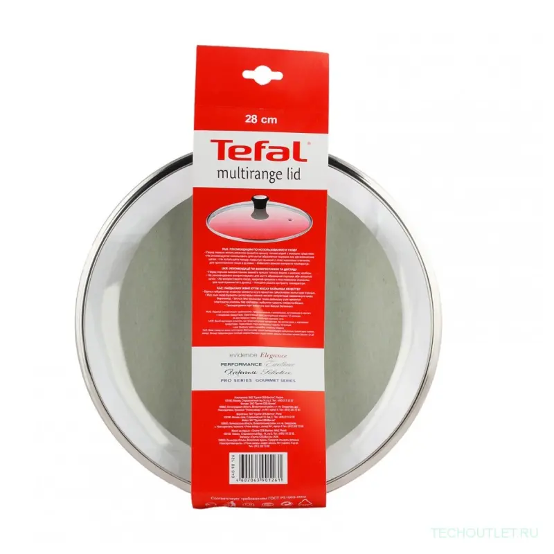 Крышка Tefal 040 90 128, 28см, Прозрачный