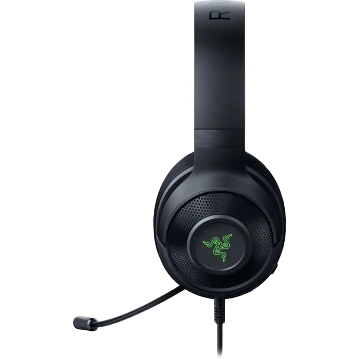 Căști gaming Razer Kraken V3 X, USB, Negru