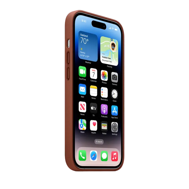 Original iPhone 14 Pro Leather Case with MagSafe - Umber, Model A2908