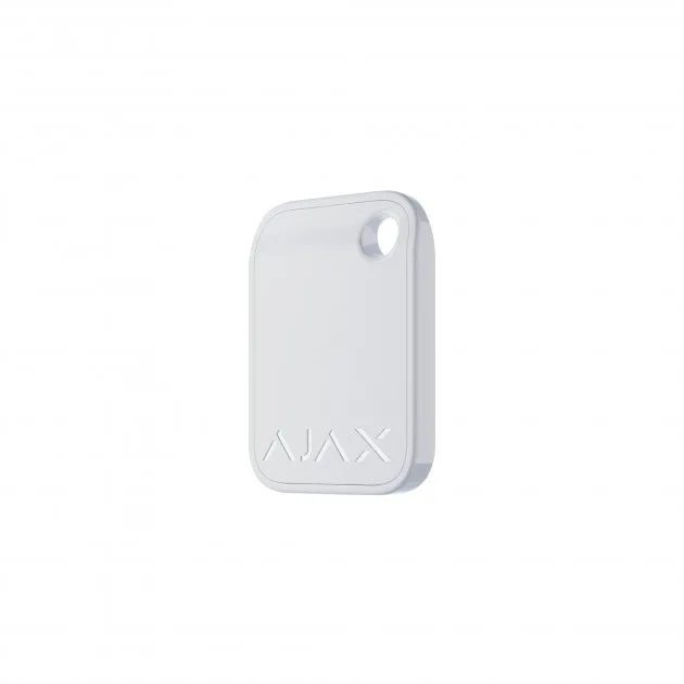 Защищенный бесконтактный брелок Ajax Tag, Белый