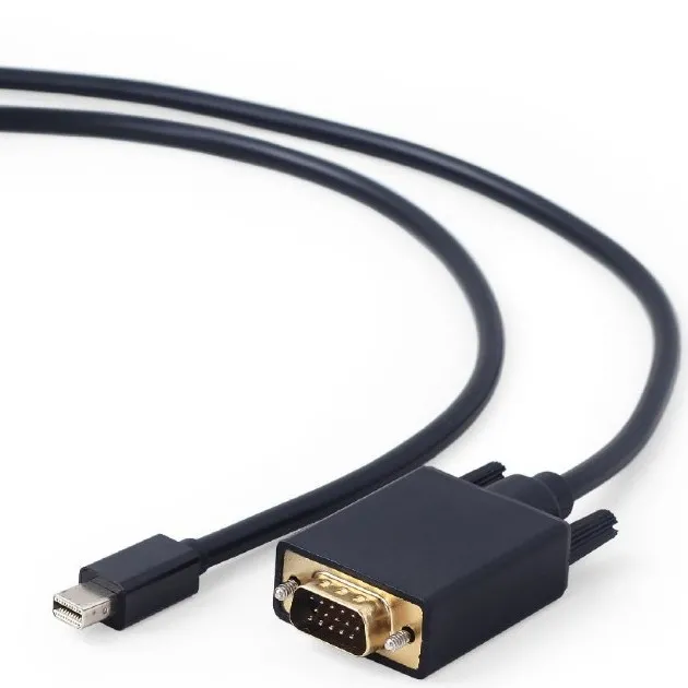 Cablu Video Cablexpert CC-mDPM-VGAM-6, MiniDP (M) - VGA D-Sub (M), 1,8m, Negru