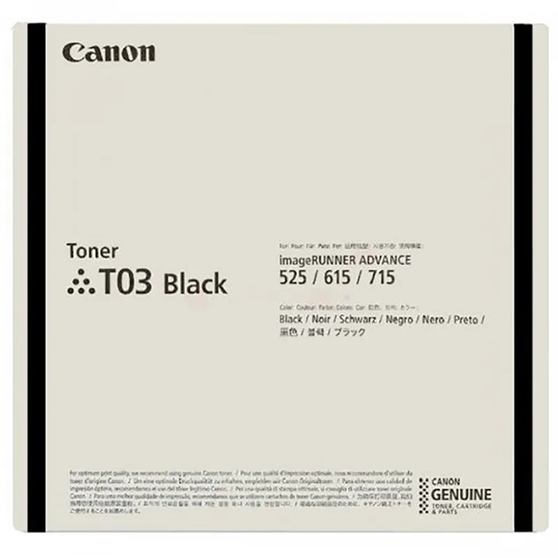 Cartuș pentru imprimantă Canon T03 (2725C001), Negru