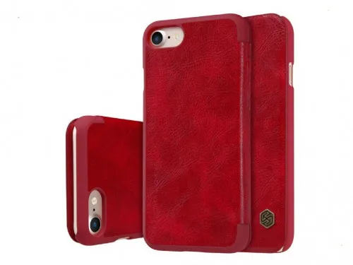 Husă tip carte Nillkin iPhone SE 2020/8/7 - Qin, Roșu