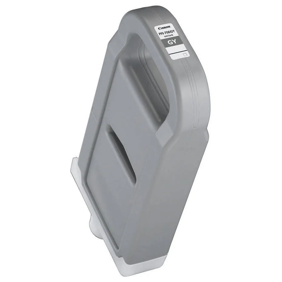 Cartuș de cerneală Canon PFI-706GY, Grey, 700ml, Gri