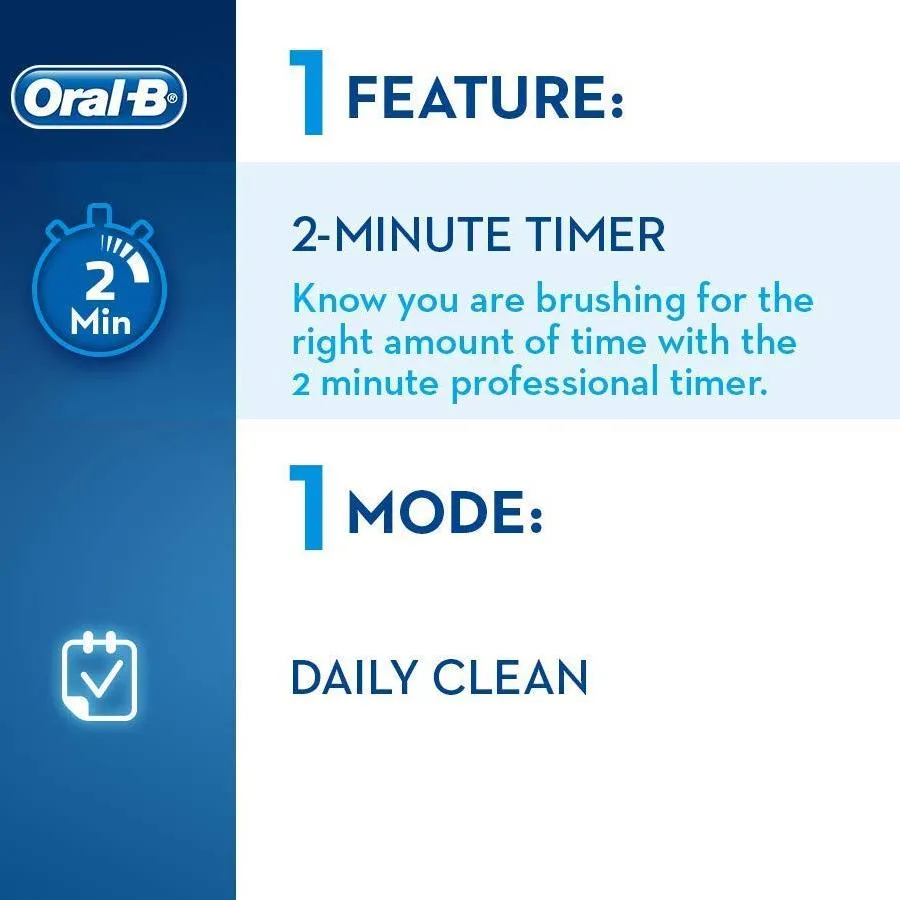 Электрическая зубная щетка BRAUN Vitality 100 Cross Action, Белый