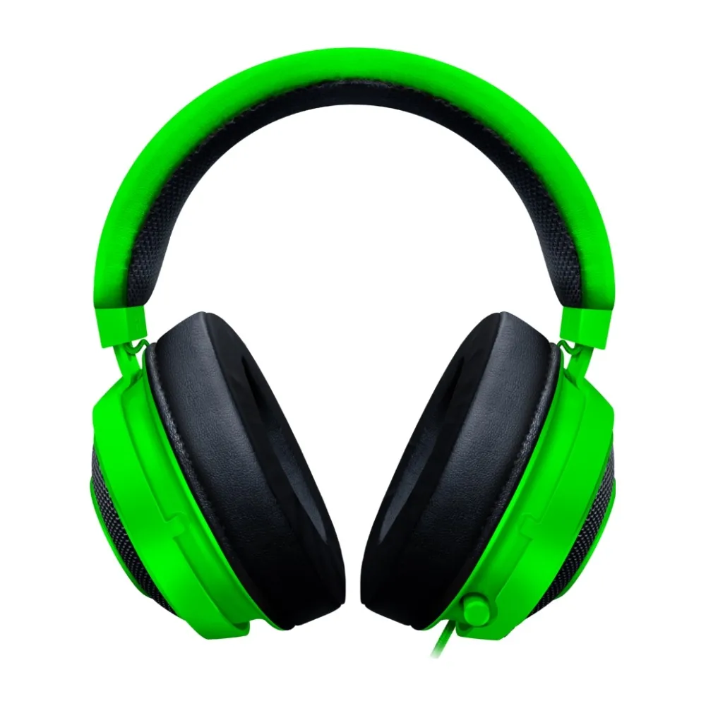 Gaming Headset Razer Kraken, 50mm drivers, 12-28kHz, 32 Ohm, 109db, 322g, 1.3m, 3.5mm, Green