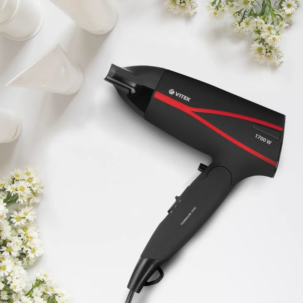 Uscător de păr compact VITEK VT-2328, 1700 W, Negru