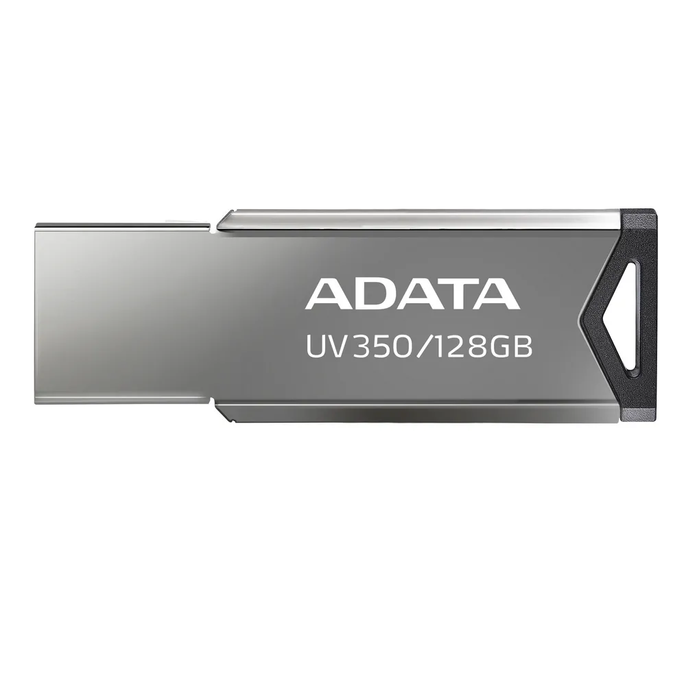 USB Flash накопитель ADATA UV350, 128Гб, Серебристый
