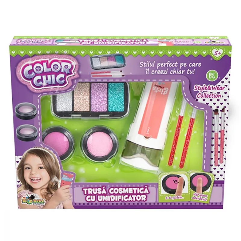 Set de cosmetică cu umidificator Color Chic Noriel INT5798