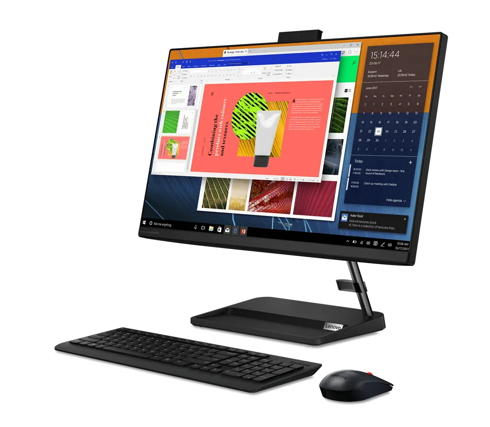 Computer All-in-One Lenovo IdeaCentre 3 24ITL6, 23,8", Intel Core i5-1135G7, 16GB/512GB, Fără SO, Negru