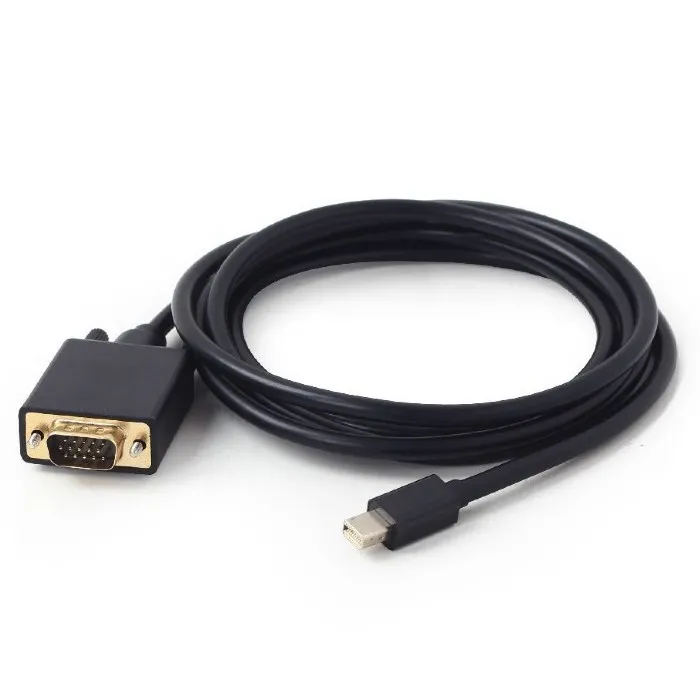 Cablu Video Cablexpert CC-mDPM-VGAM-6, MiniDP (M) - VGA D-Sub (M), 1,8m, Negru