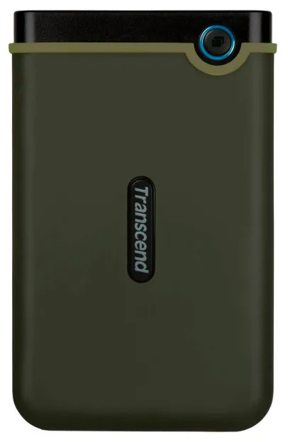 HDD portabil extern Transcend StoreJet 25M3G,  1 TB, Military Green (TS1TSJ25M3G)