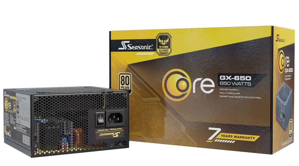Блок питания для компьютеров Seasonic CORE GX, 650Вт, ATX, Полностью модульный