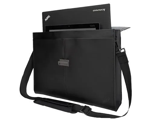 Geantă pentru Laptop Lenovo Executive Leather, 14", Piele, Negru