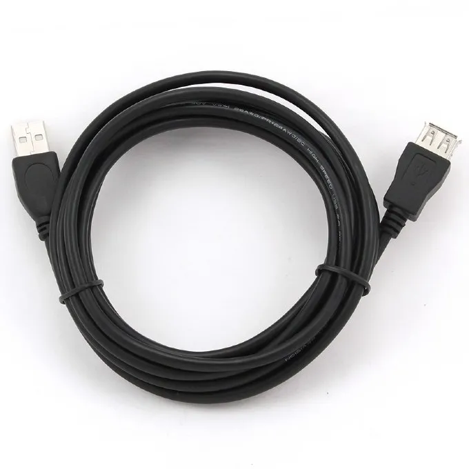 Cablu prelungitor Cablexpert CCP-USB2-AMAF-10, USB Type-A (M)/USB Type-A (F), 3m, Negru