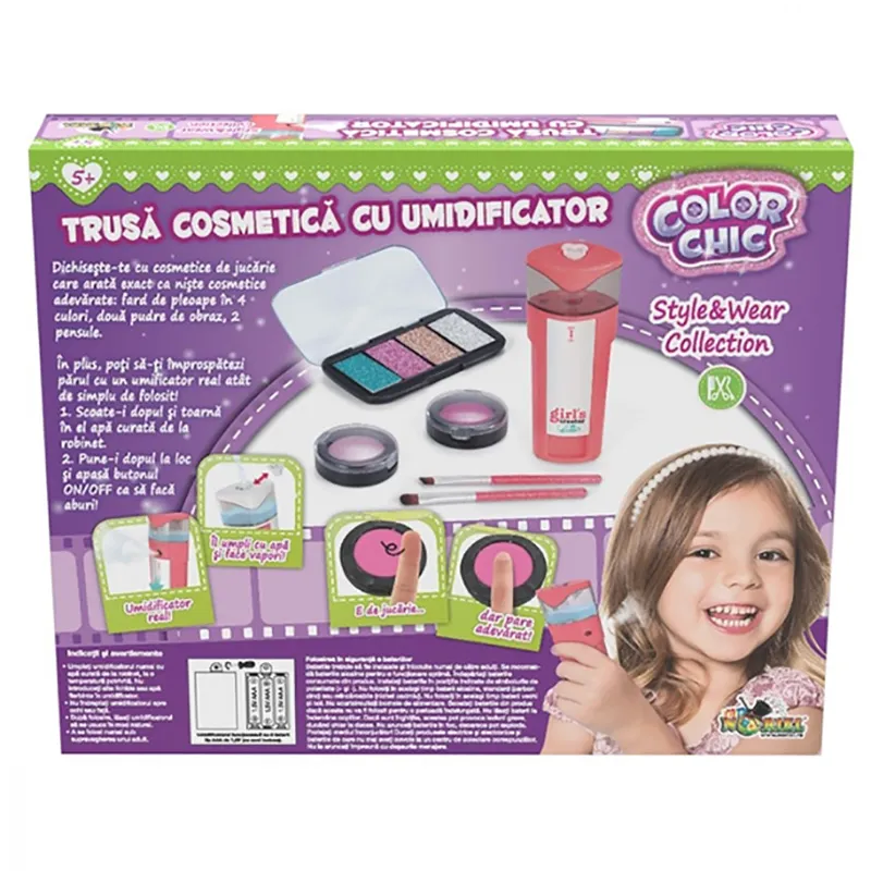 Set de cosmetică cu umidificator Color Chic Noriel INT5798